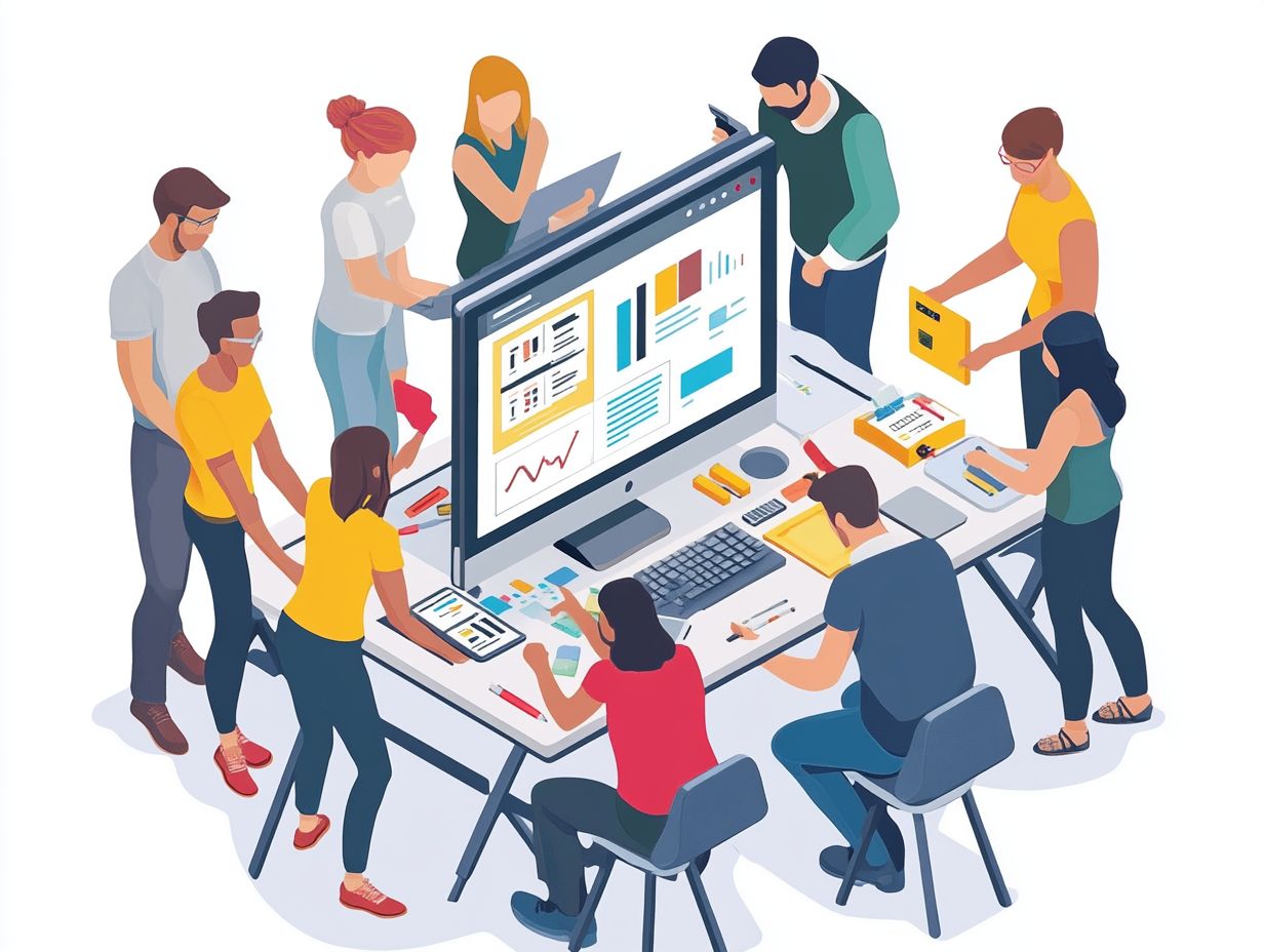 A graphic illustrating strong communication and collaboration skills in instructional design