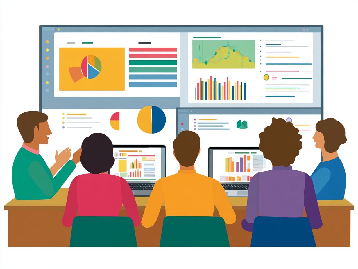 Visual representation of identifying and addressing team performance issues