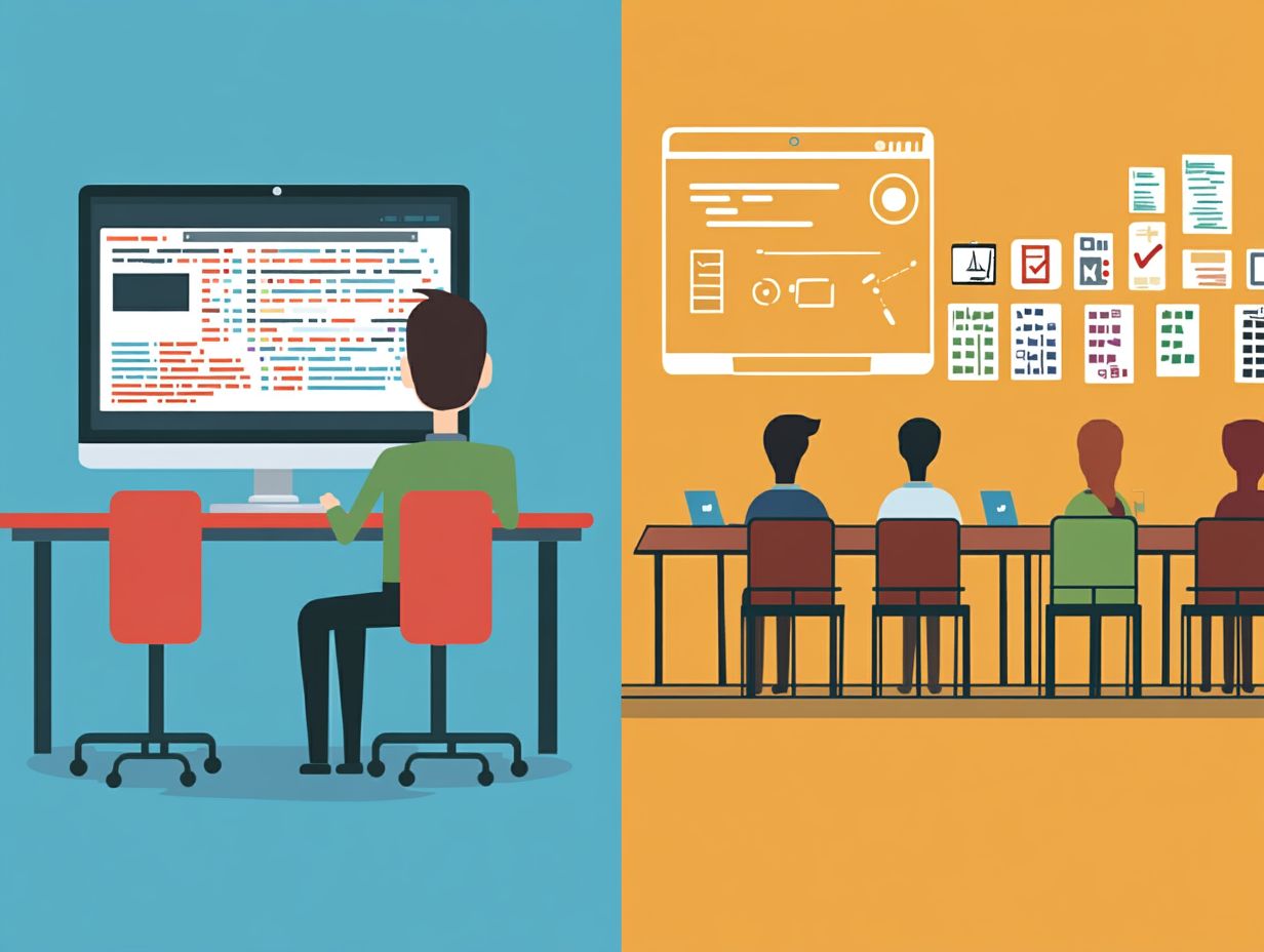 An infographic comparing e-learning and traditional training methods.