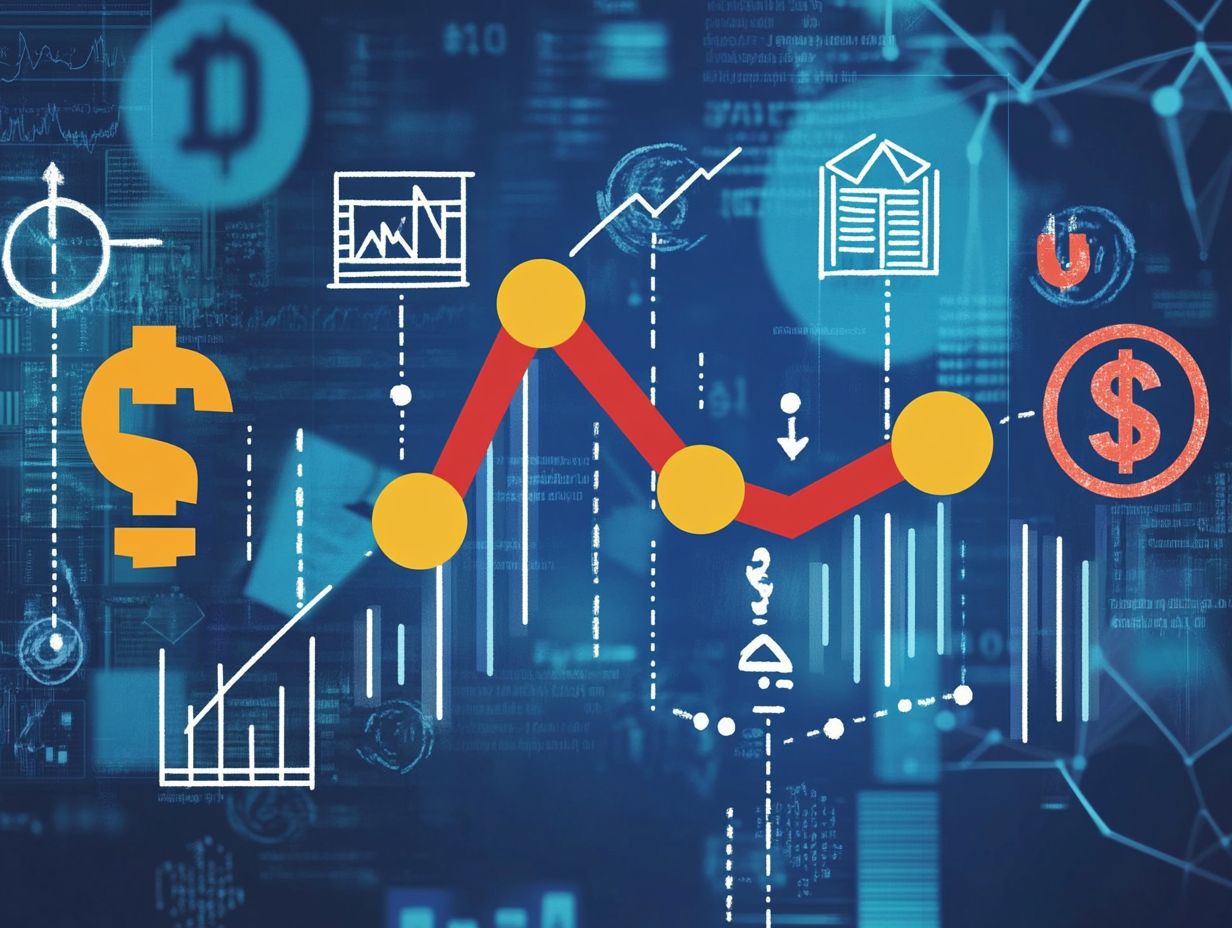 Graph showing decision-making based on ROI data