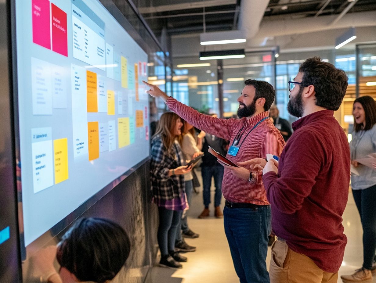 An infographic detailing steps to improve onboarding presentations.