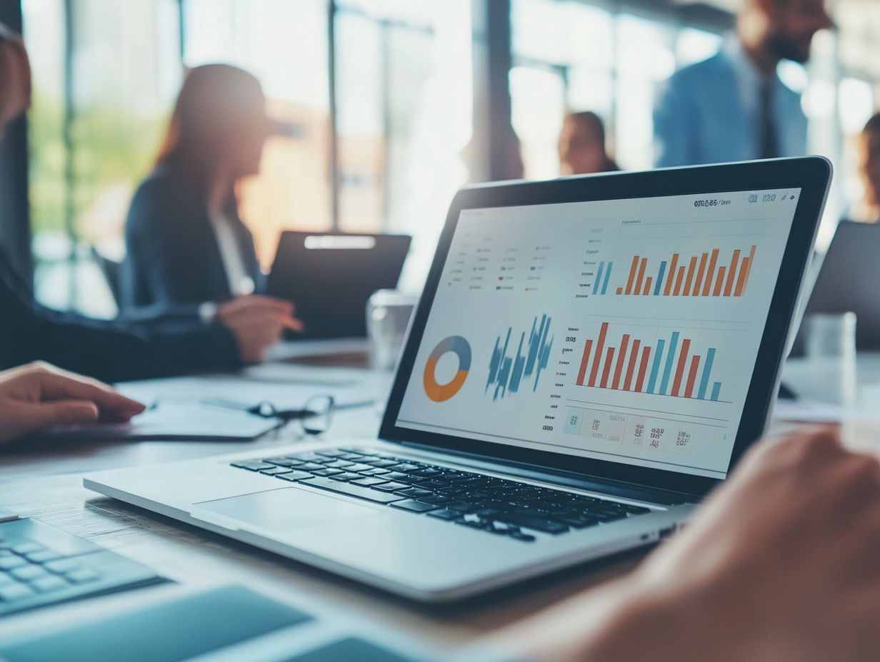 Visual representation of factors impacting ROI in performance management systems