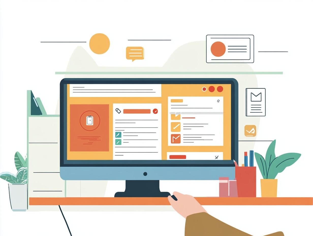 An illustration showing the steps to setting up an onboarding portal