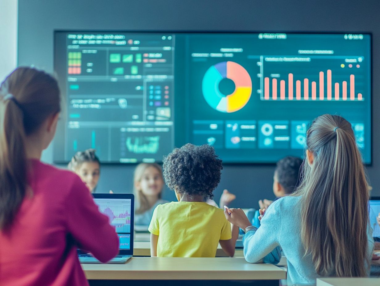 A visual representation of implementing changes based on data analysis