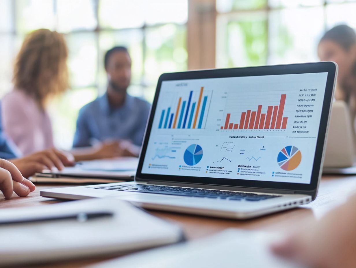 Visual representation of key metrics for measuring onboarding effectiveness.