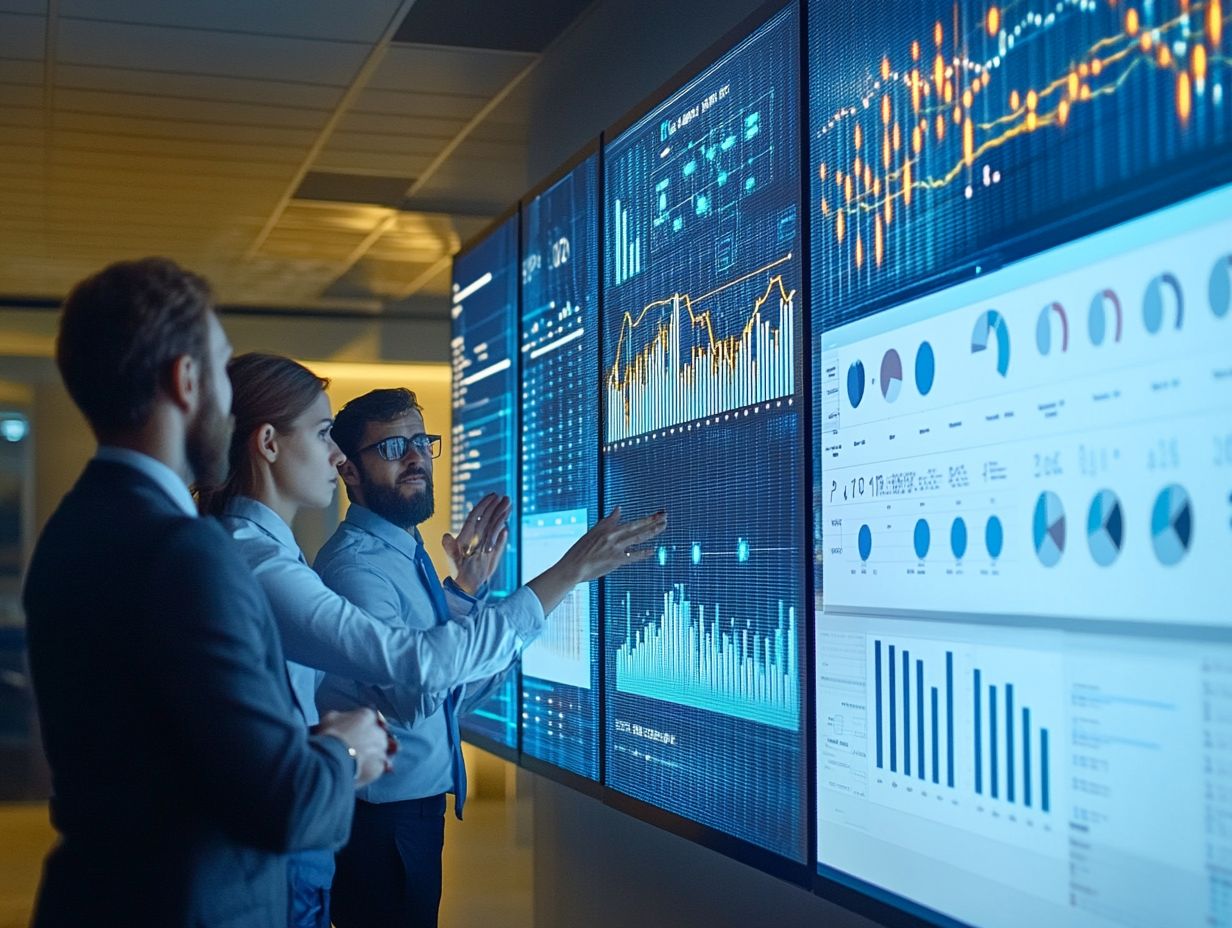 Visual representation of customization options in performance tracking tools