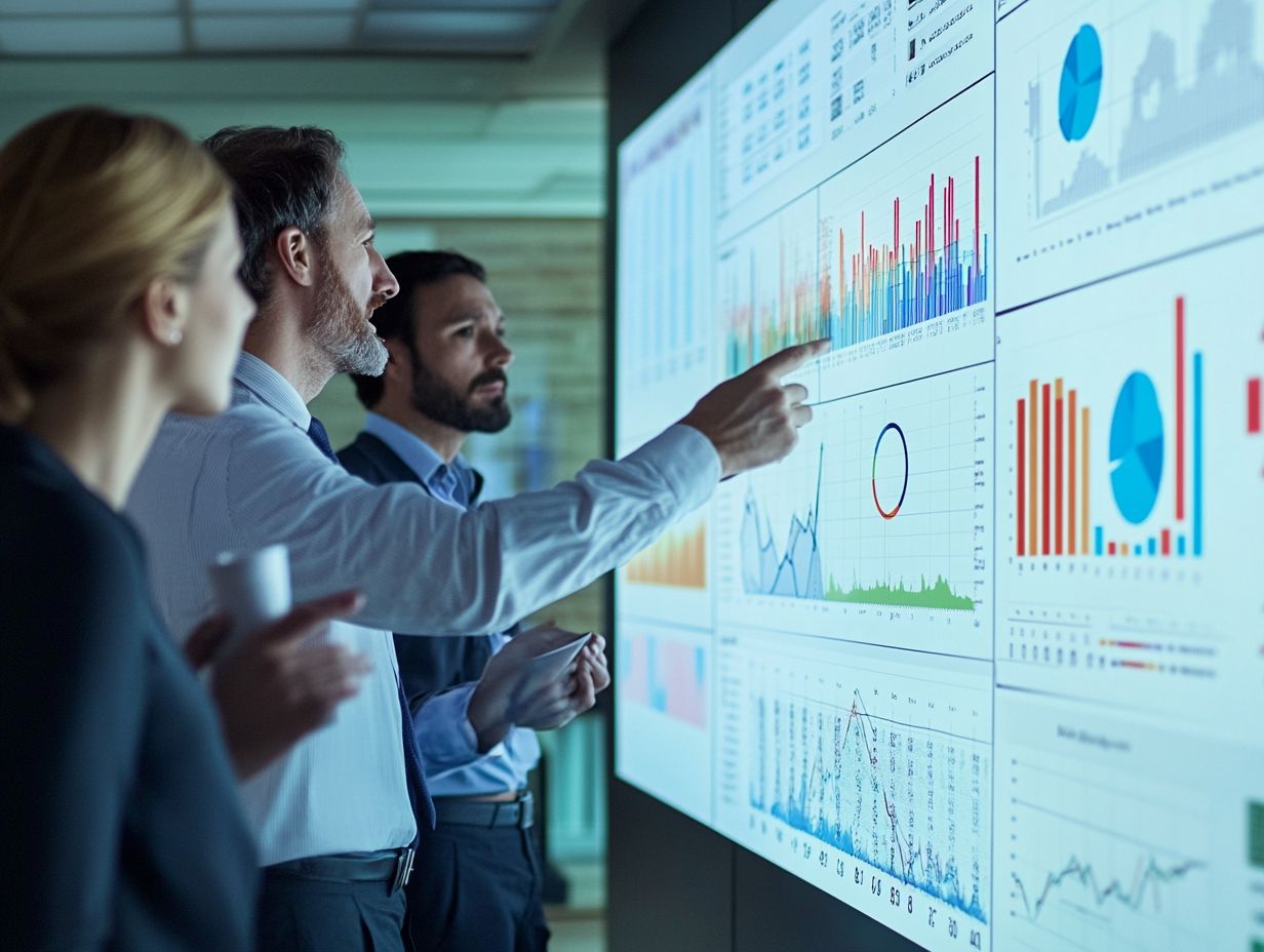 Visual representation of customization options in performance tracking tools